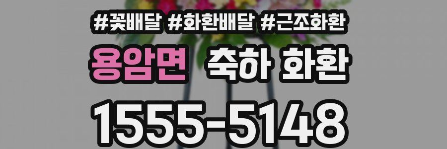 용암면 축하 화환