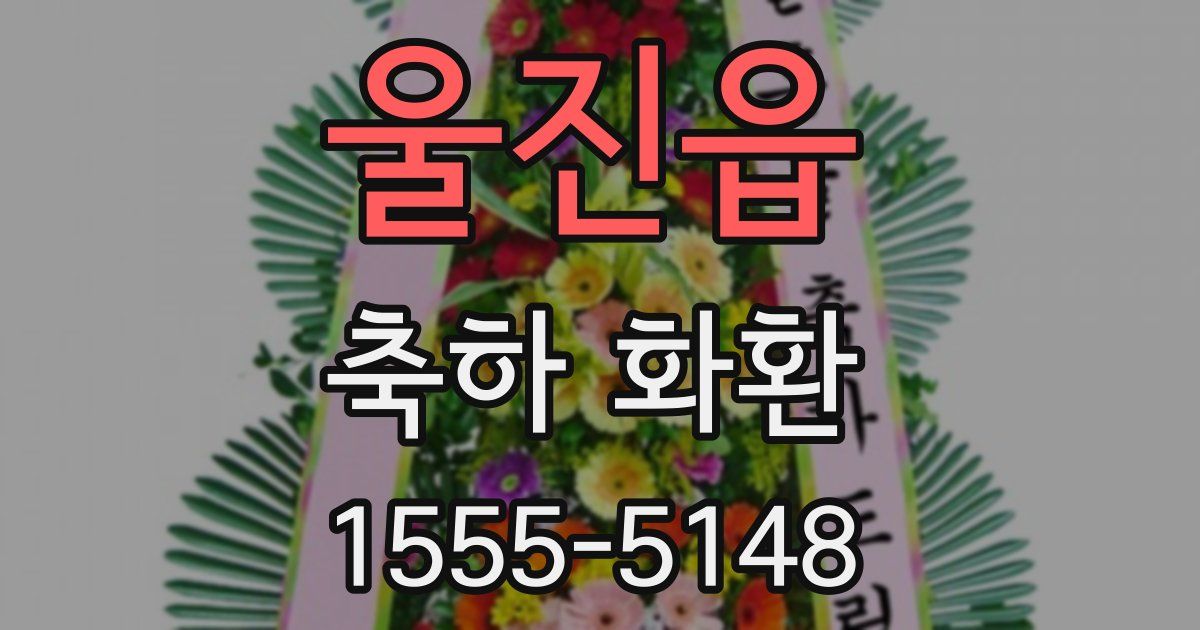 울진읍 축하 화환