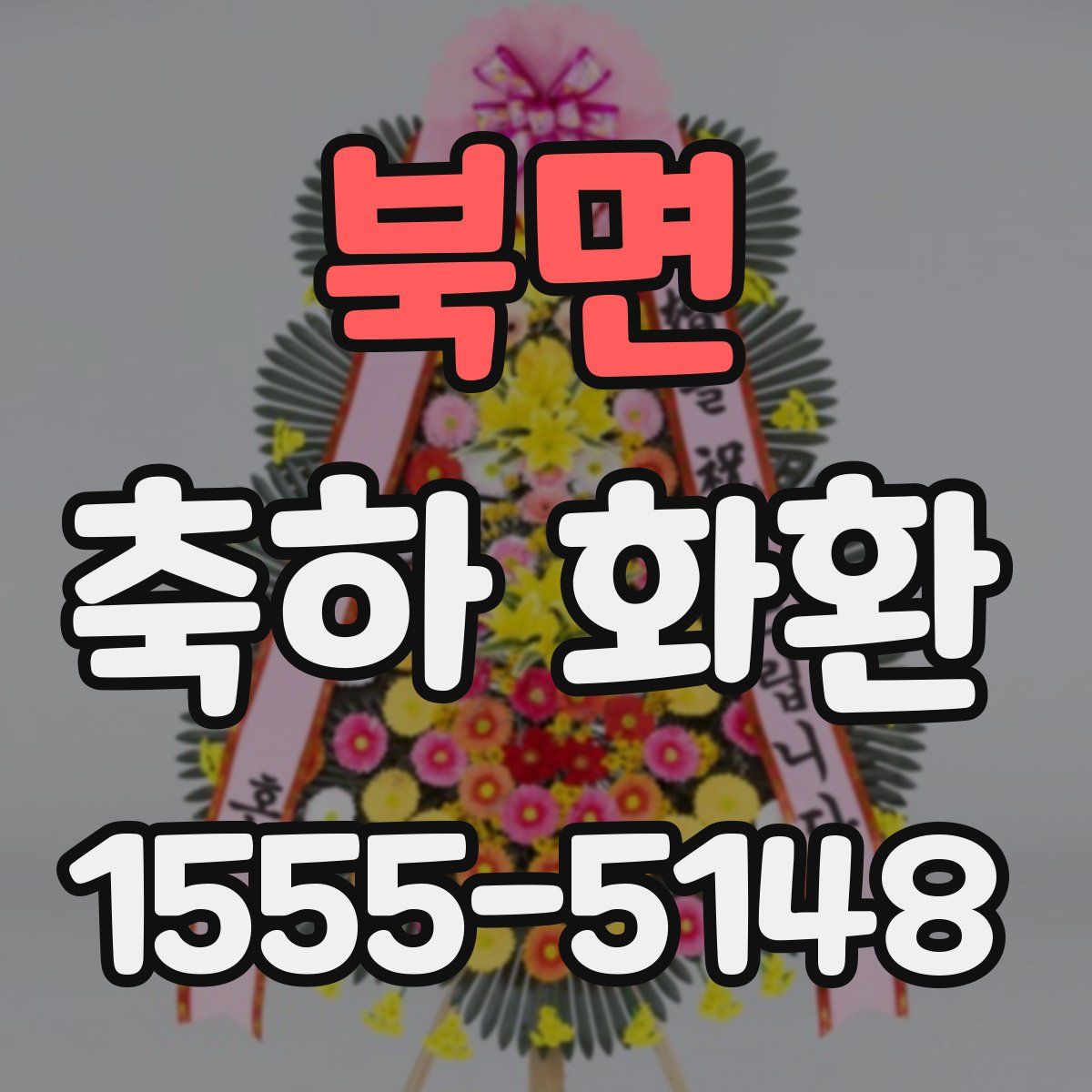 북면 축하 화환