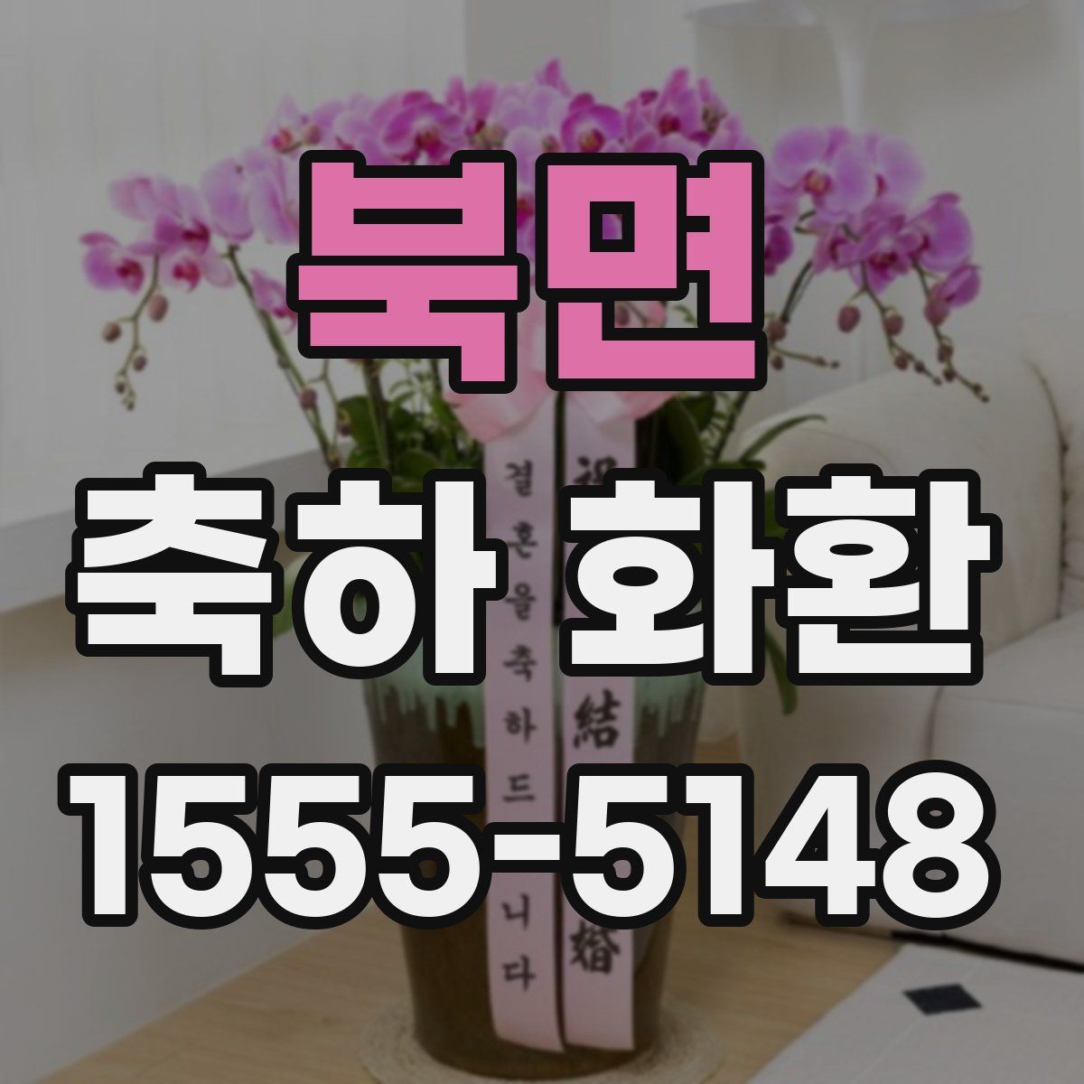 북면 축하 화환
