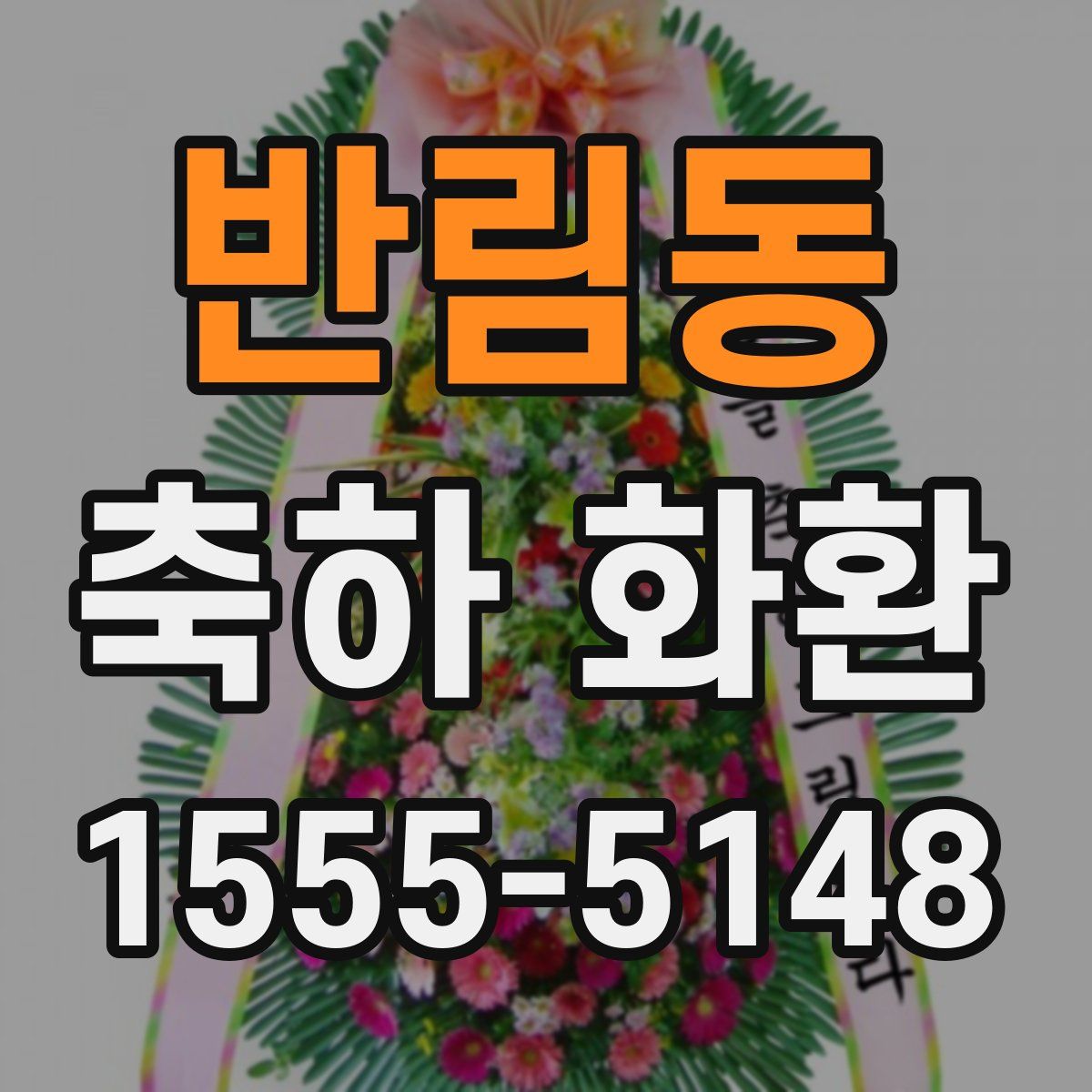 반림동 축하 화환