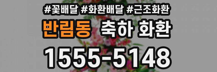 반림동 축하 화환