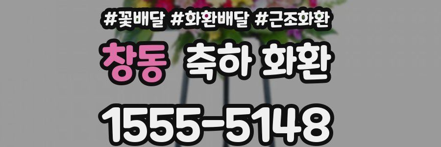 창동 축하 화환
