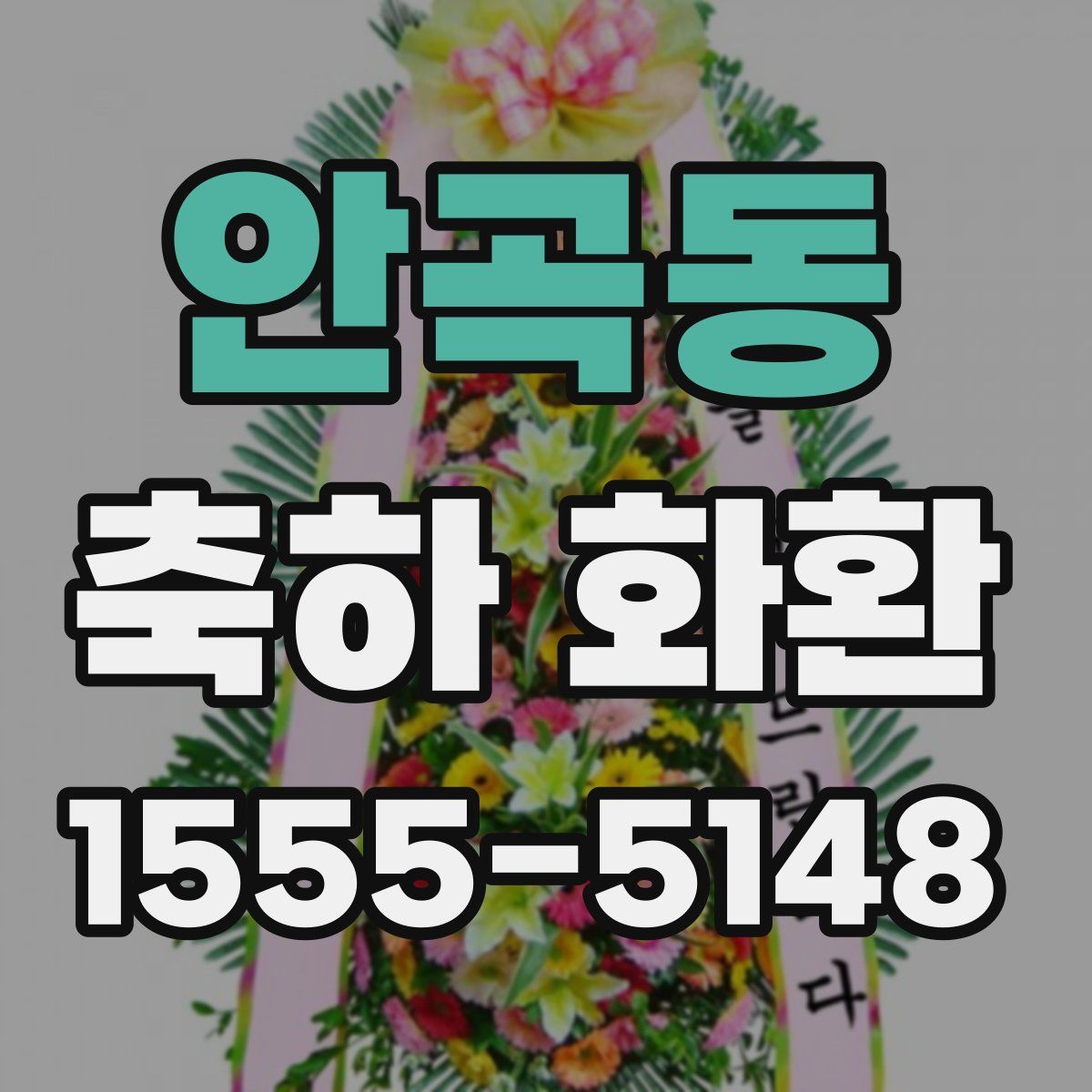 안곡동 축하 화환