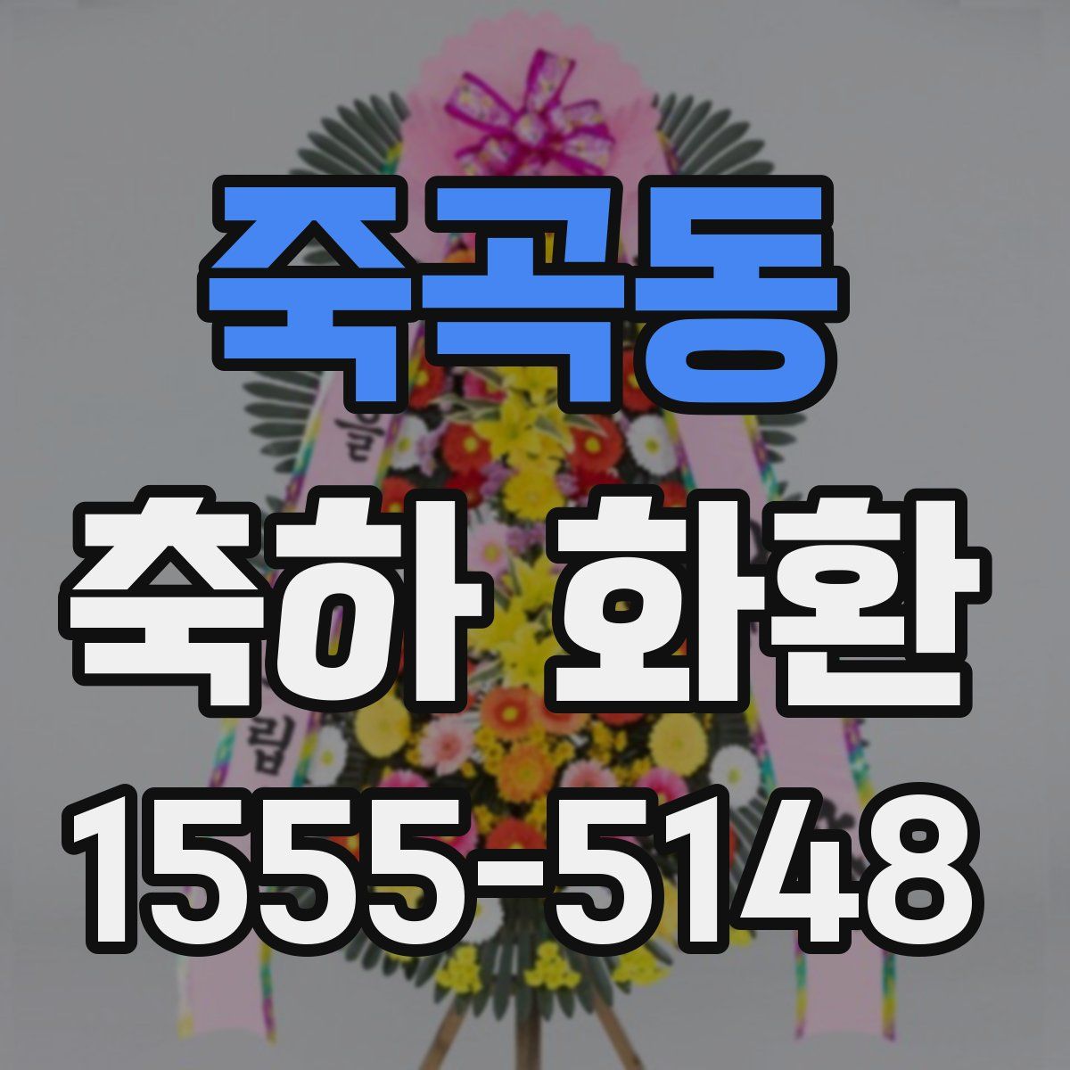 죽곡동 축하 화환