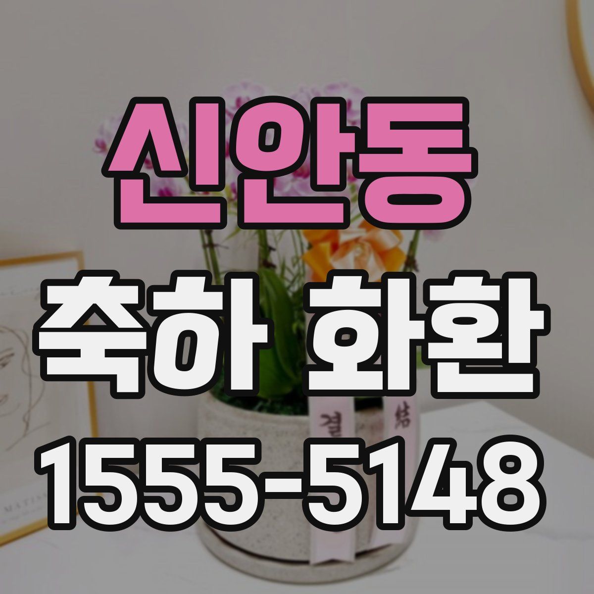 신안동 축하 화환