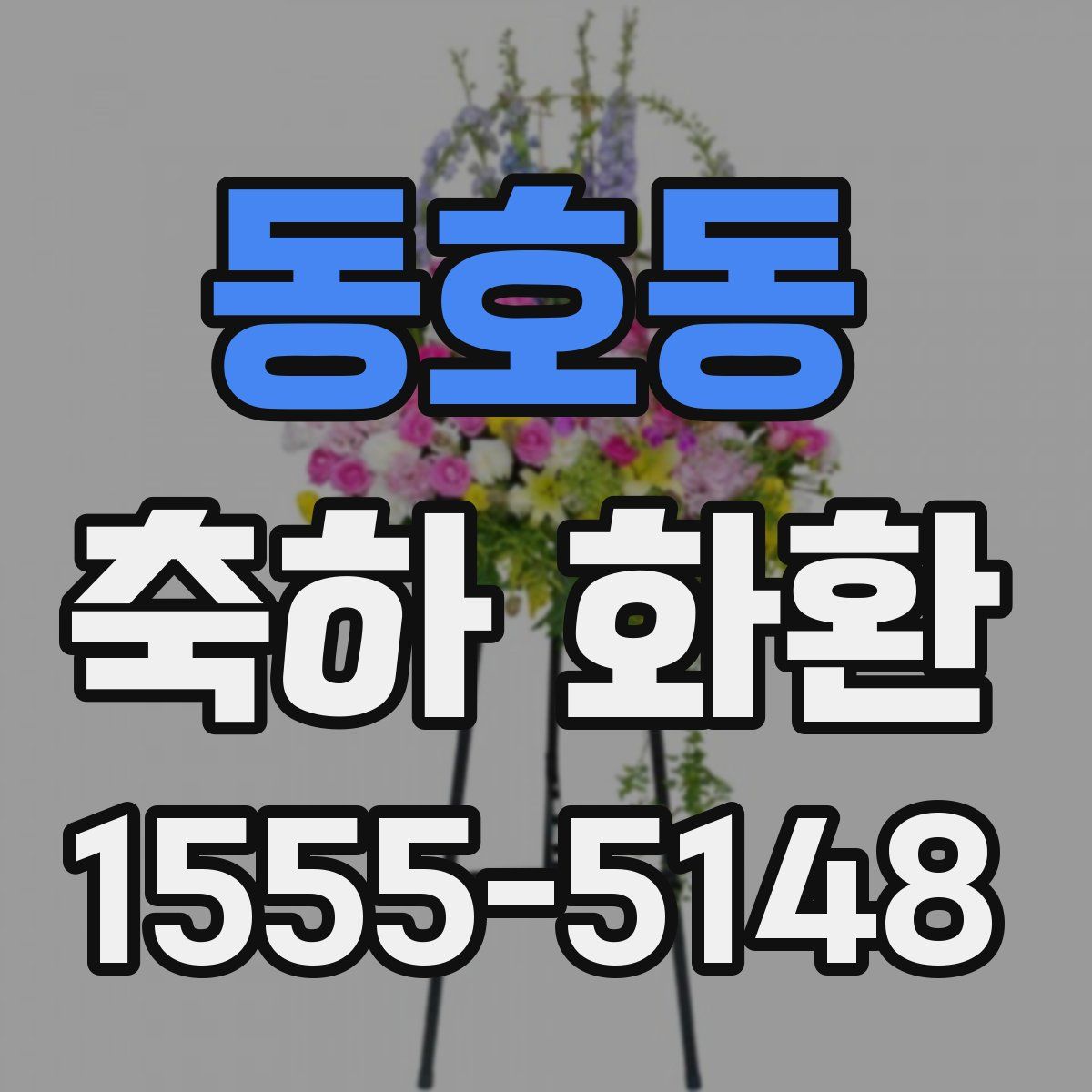동호동 축하 화환