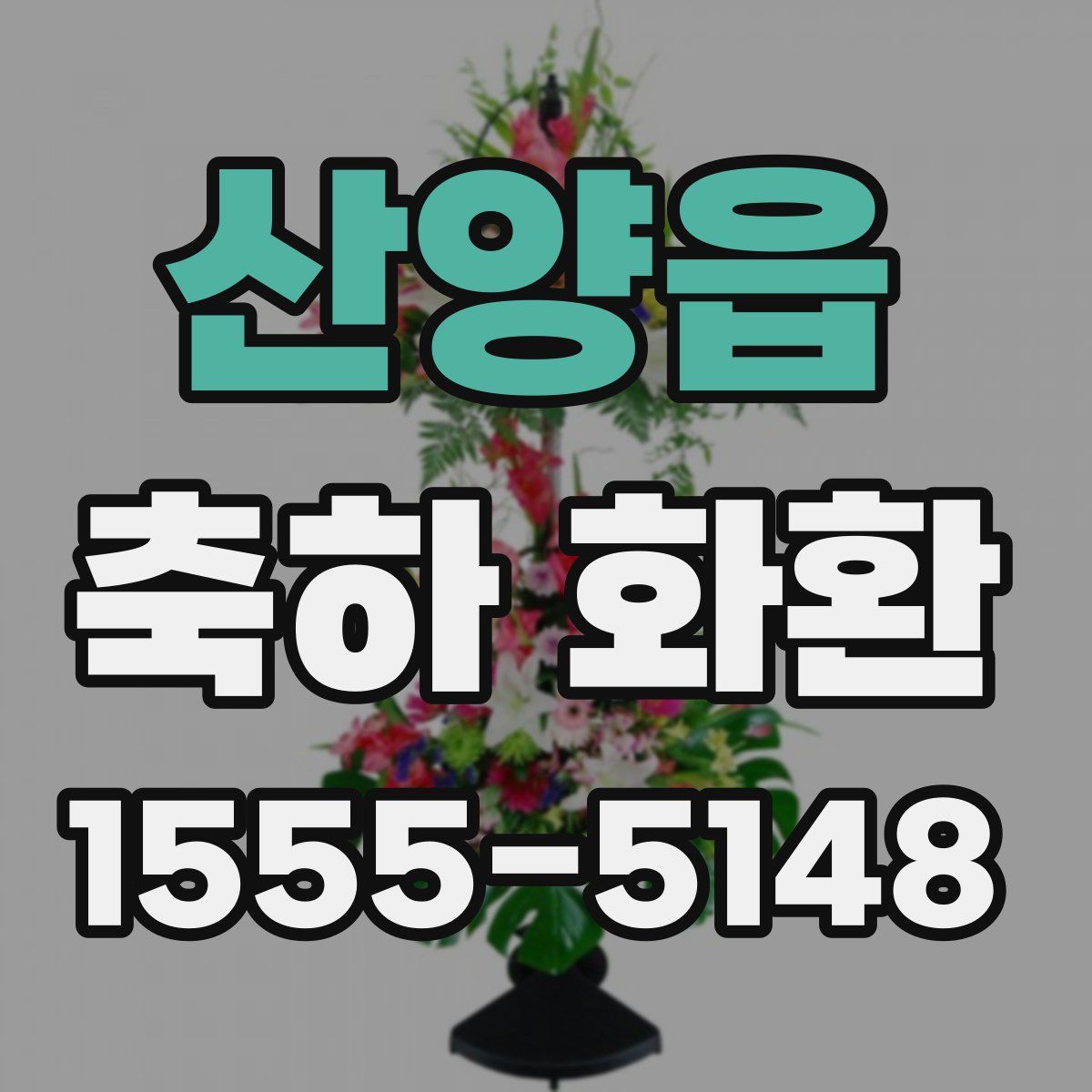산양읍 축하 화환