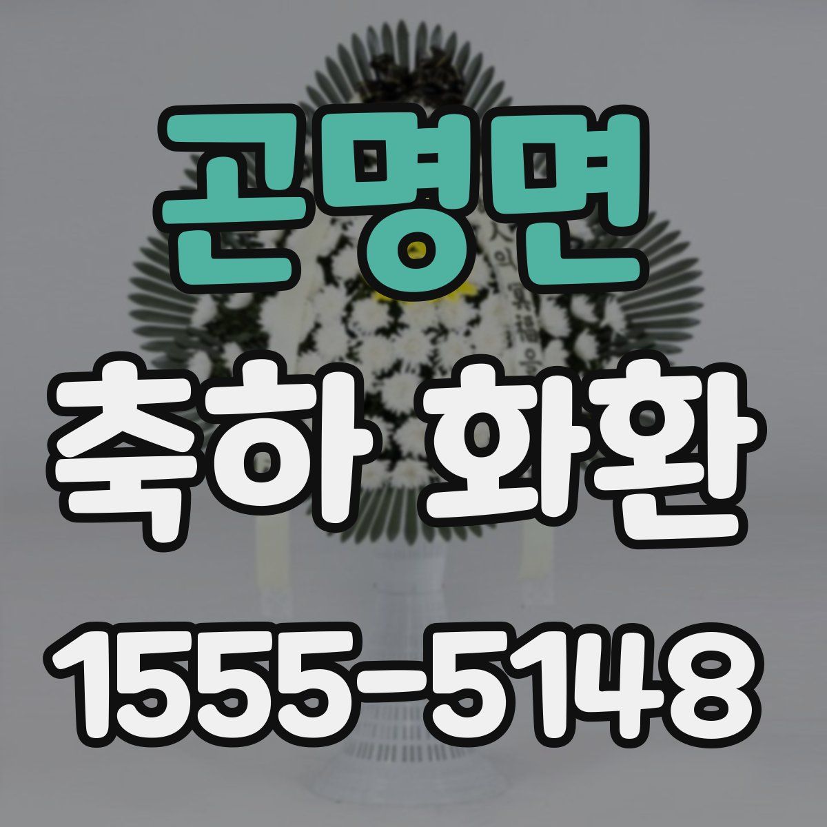 곤명면 축하 화환