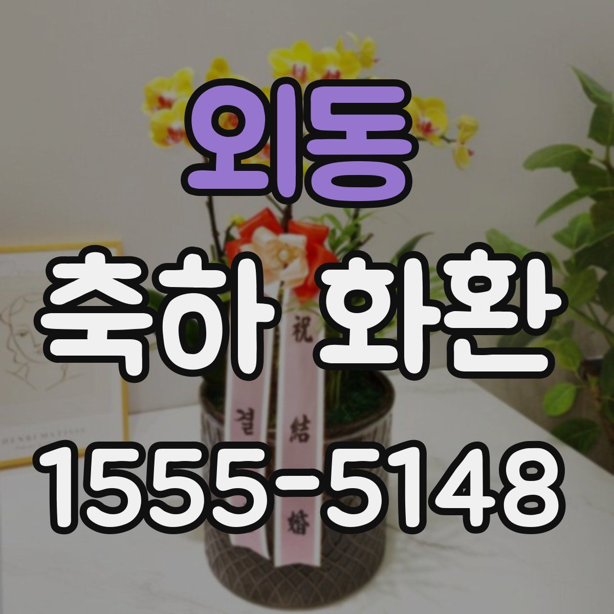 외동 축하 화환