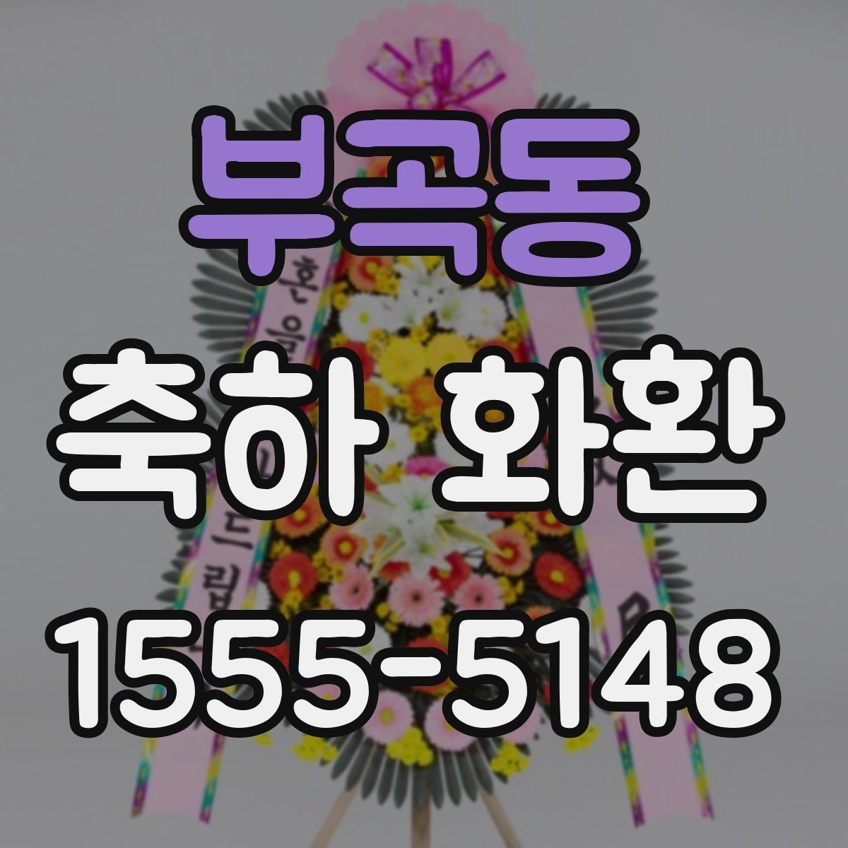 부곡동 축하 화환 오래 보이게 관리하는 방법