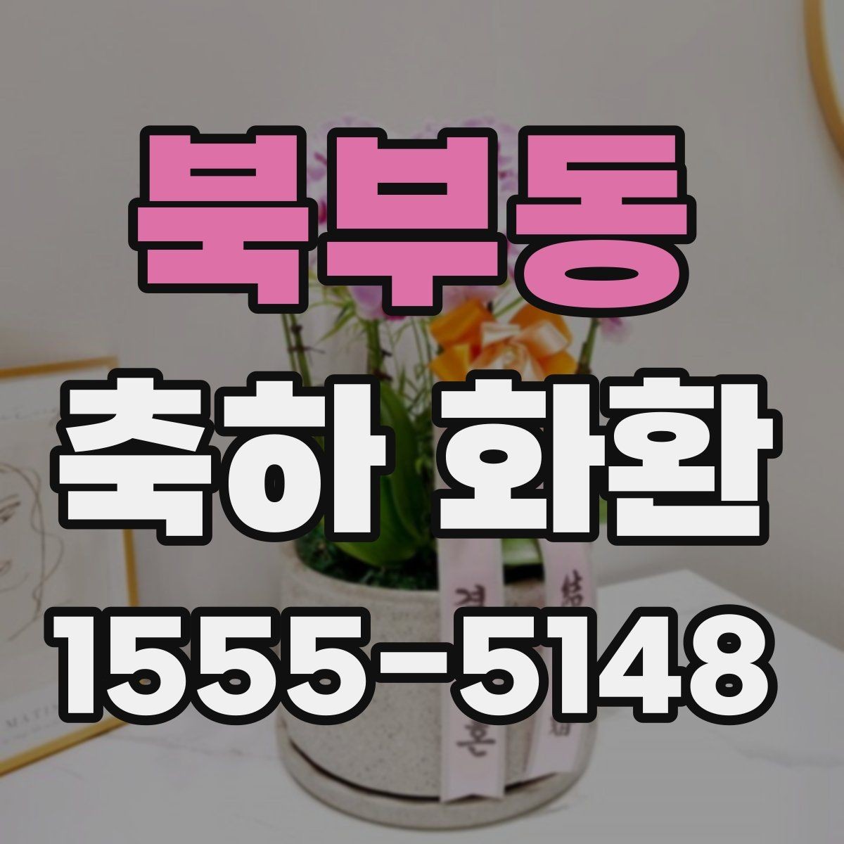 북부동 축하 화환 문구 예시를 상황별로 정리