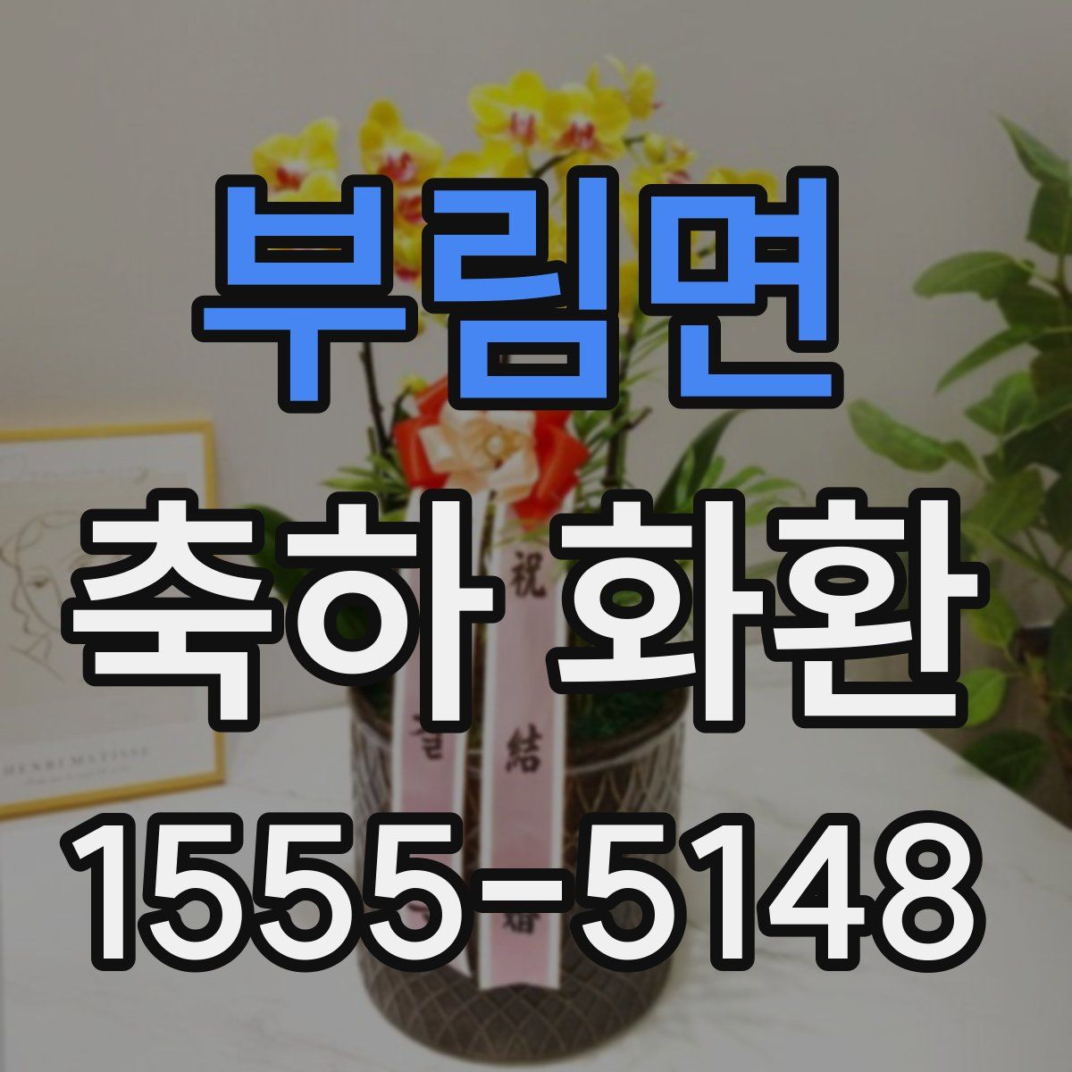 부림면 축하 화환