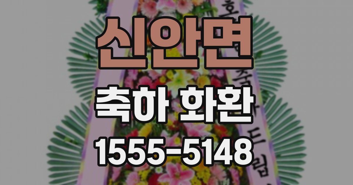 신안면 축하 화환