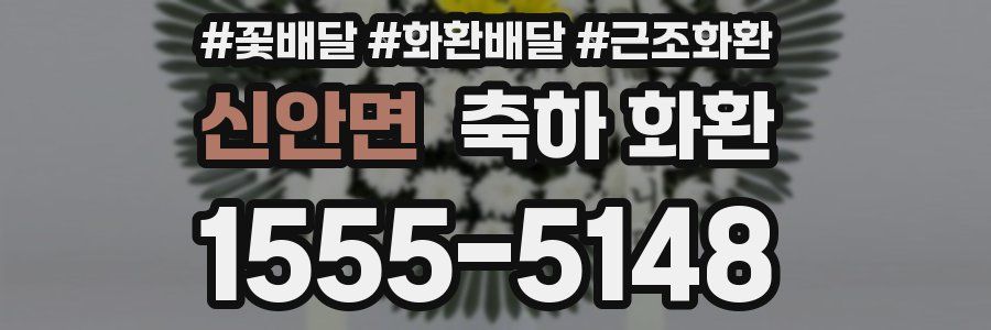 신안면 축하 화환