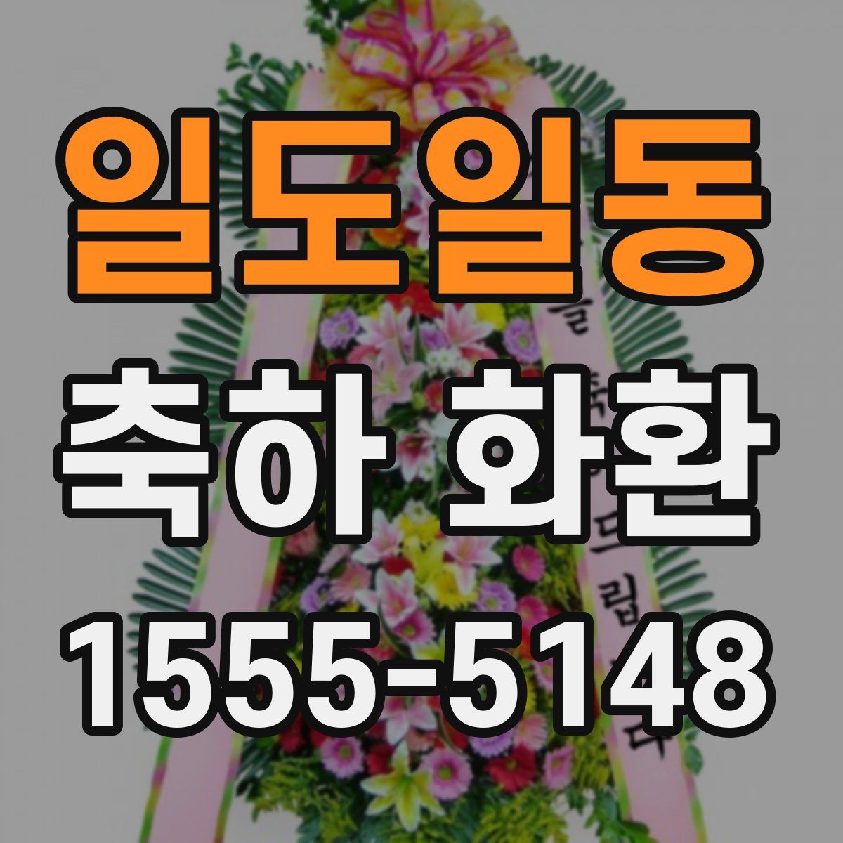 일도일동 축하 화환