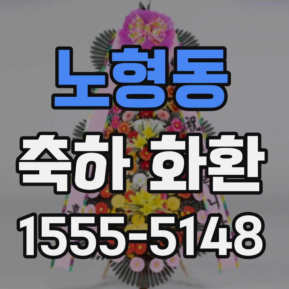 노형동 축하 화환