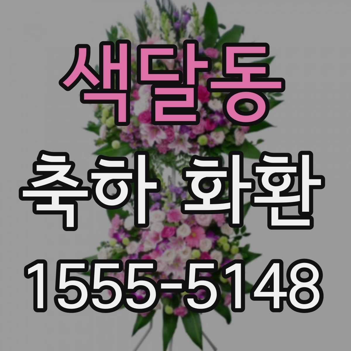 색달동 축하 화환
