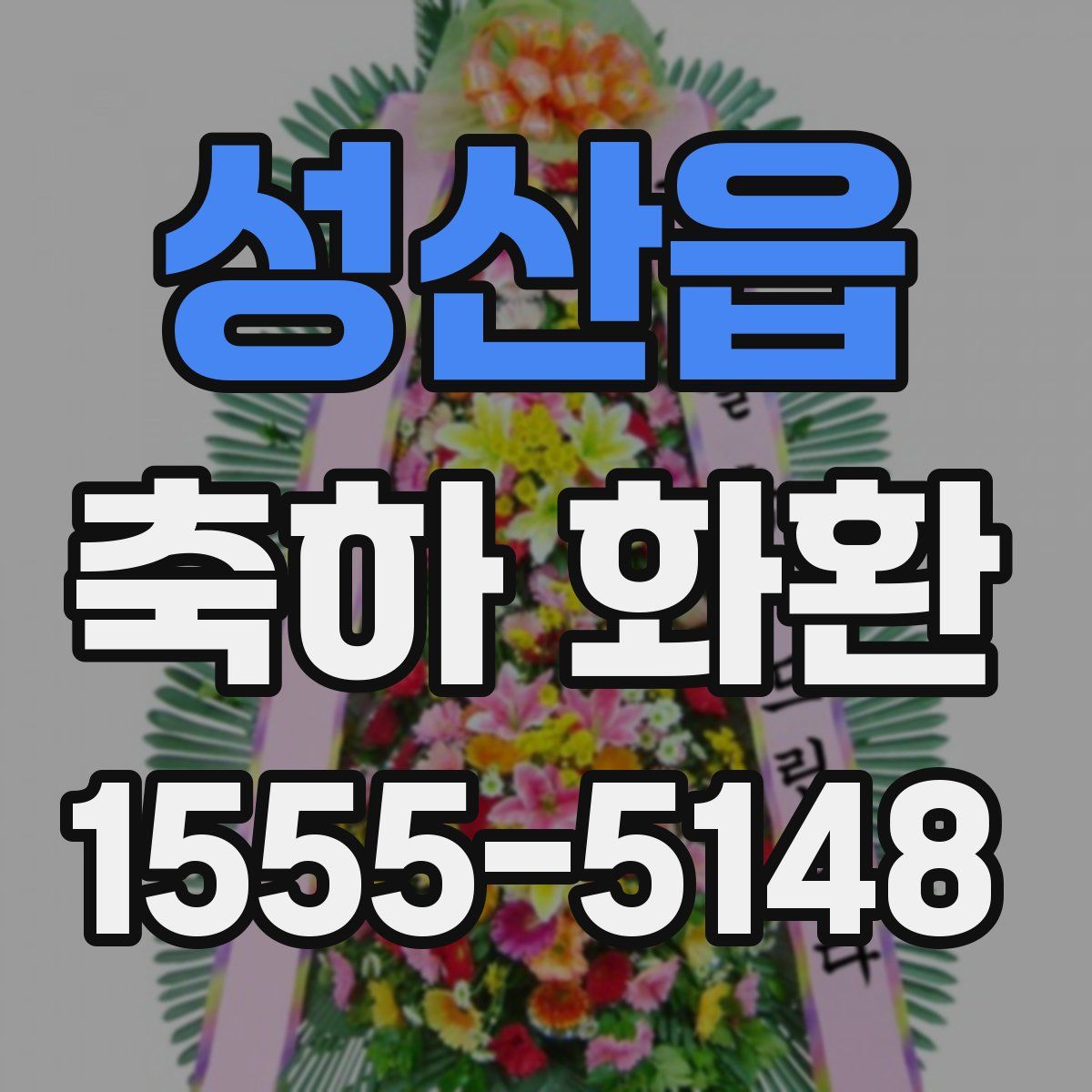 성산읍 축하 화환