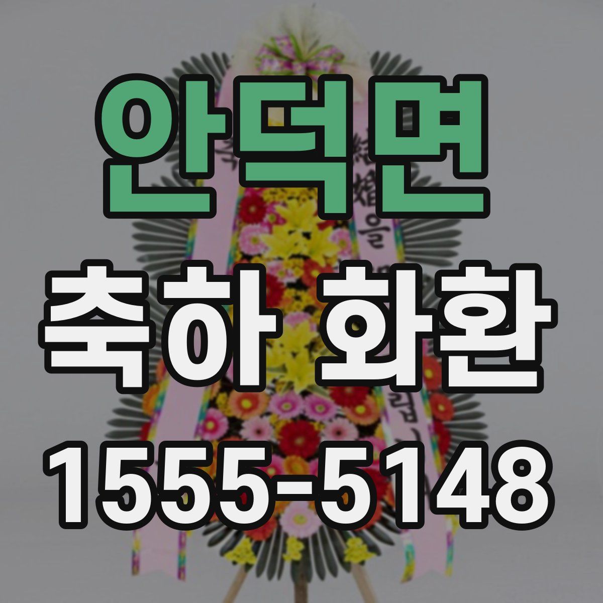 안덕면 축하 화환