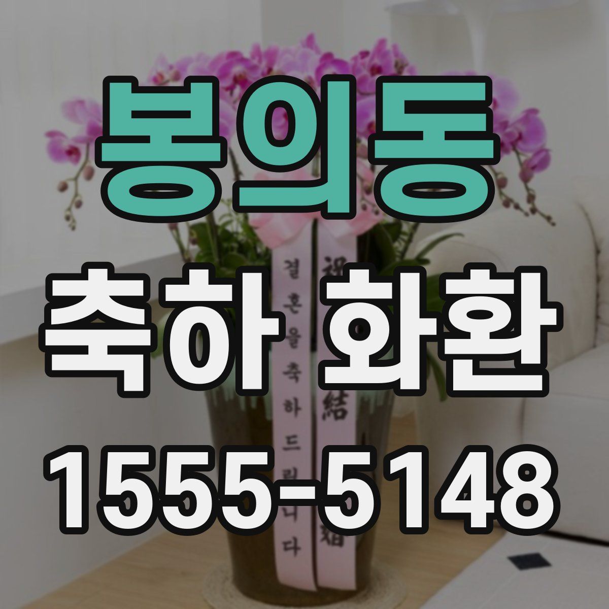 봉의동 축하 화환