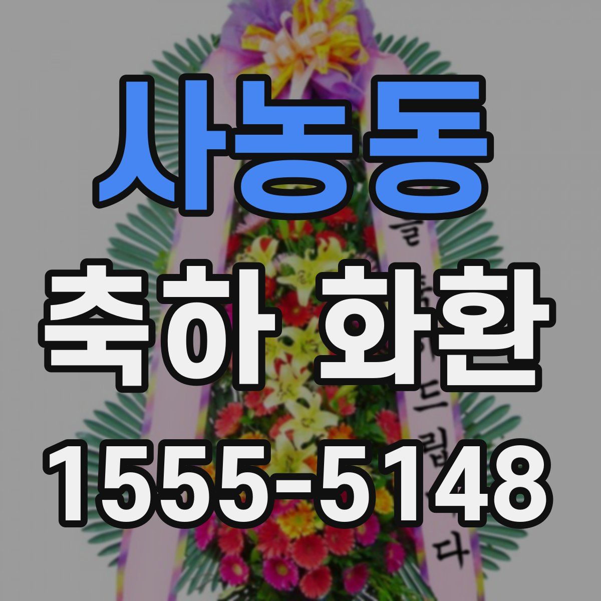 사농동 축하 화환