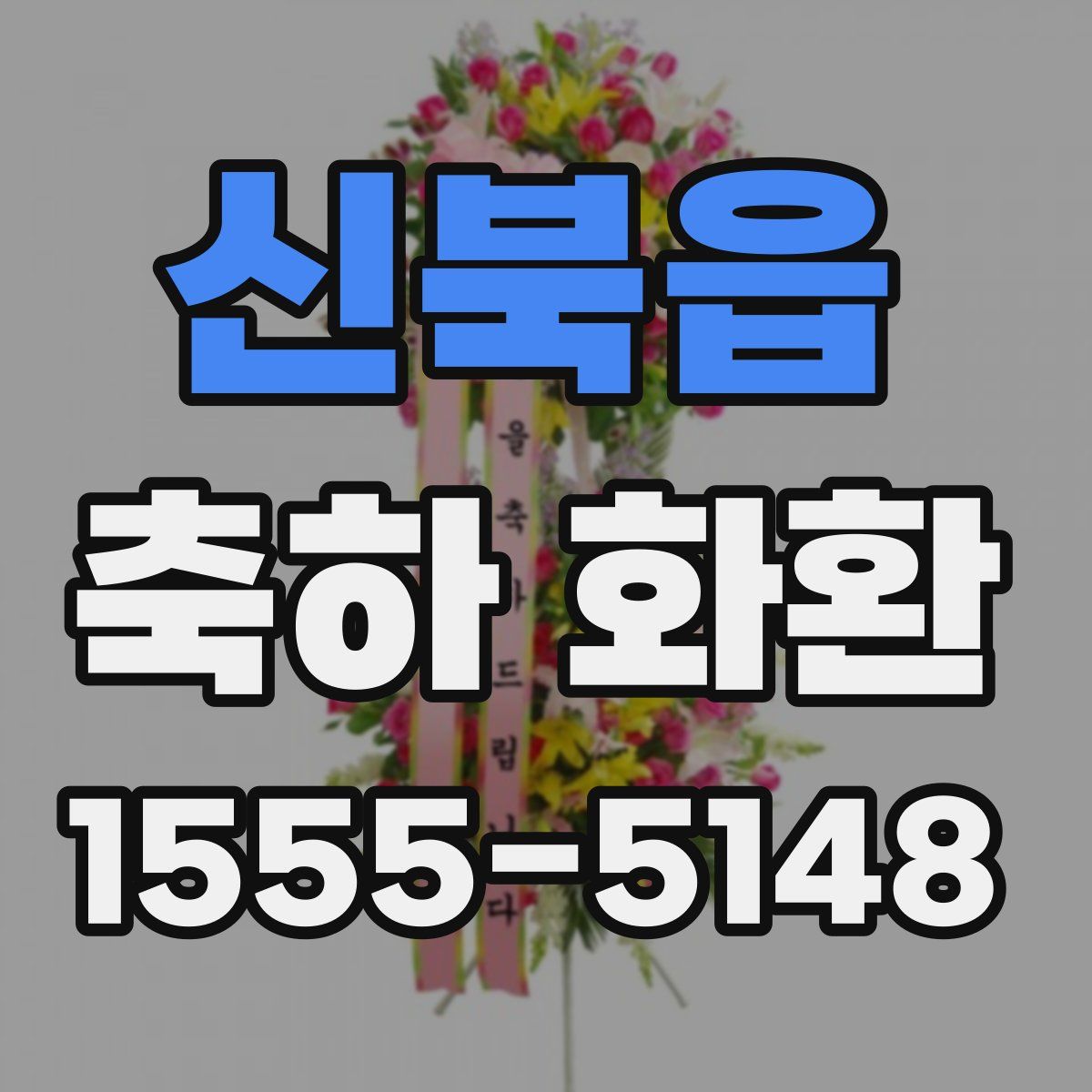 신북읍 축하 화환