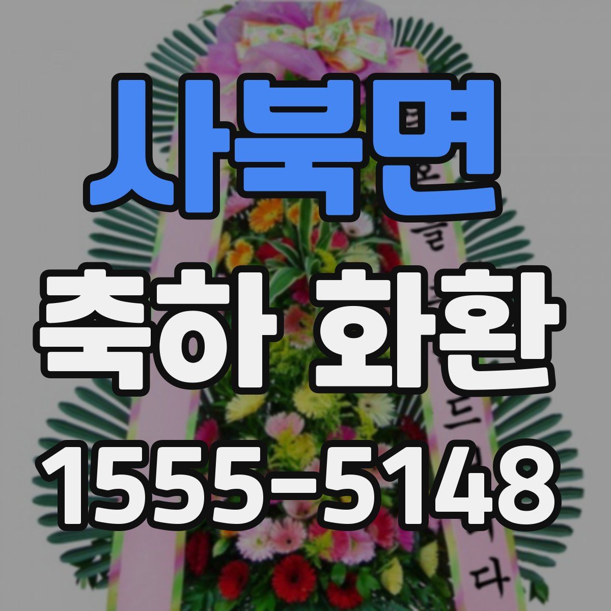 사북면 축하 화환