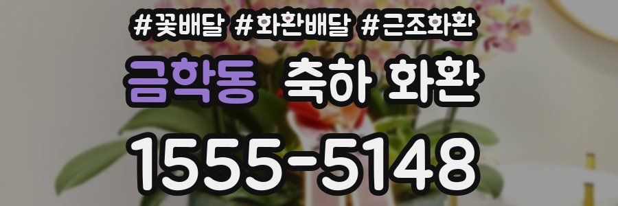 금학동 축하 화환