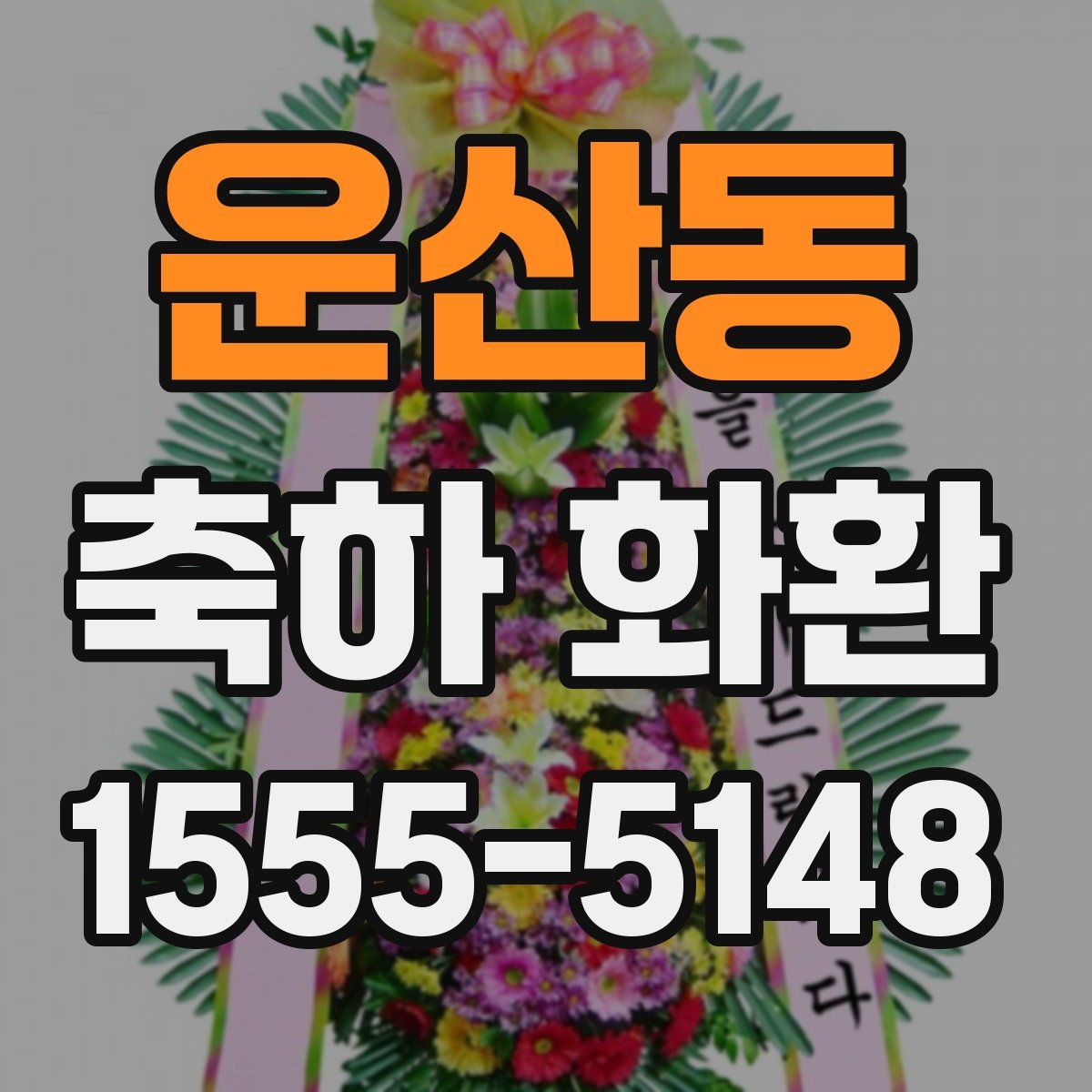 운산동 축하 화환