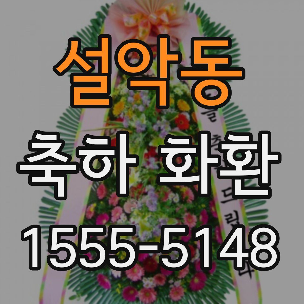설악동 축하 화환