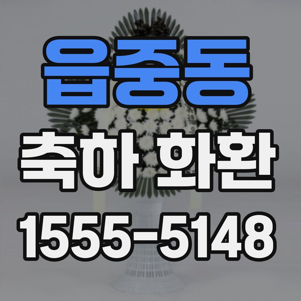 읍중동 축하 화환