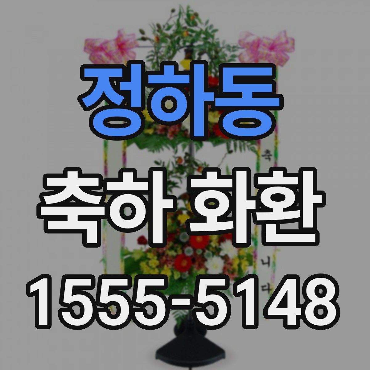 정하동 축하 화환