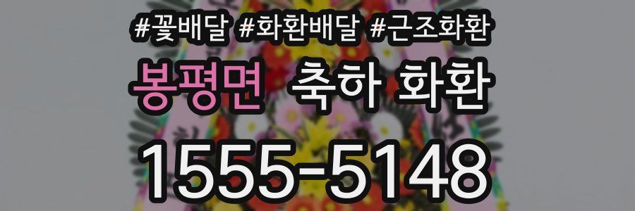 봉평면 축하 화환