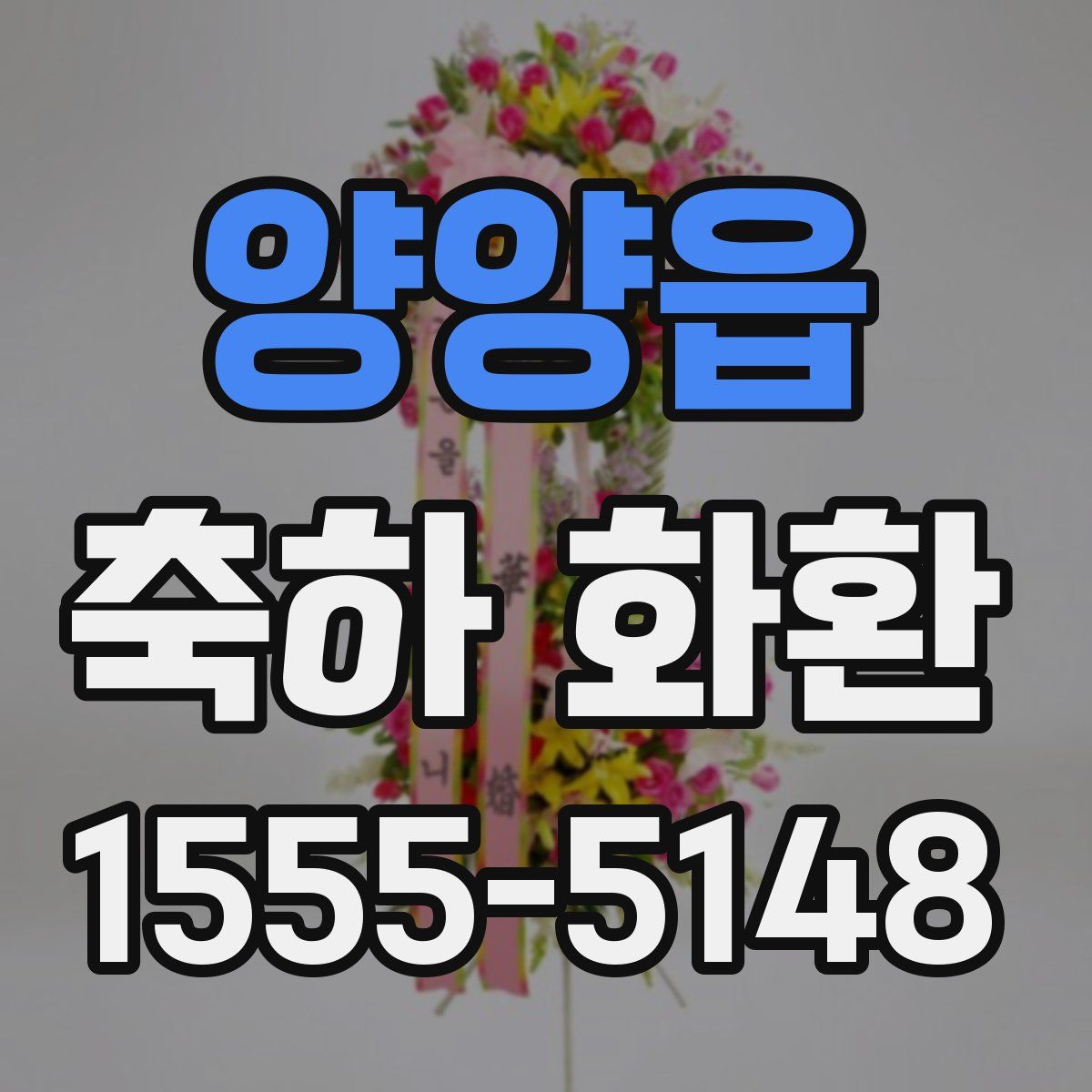 양양읍 축하 화환