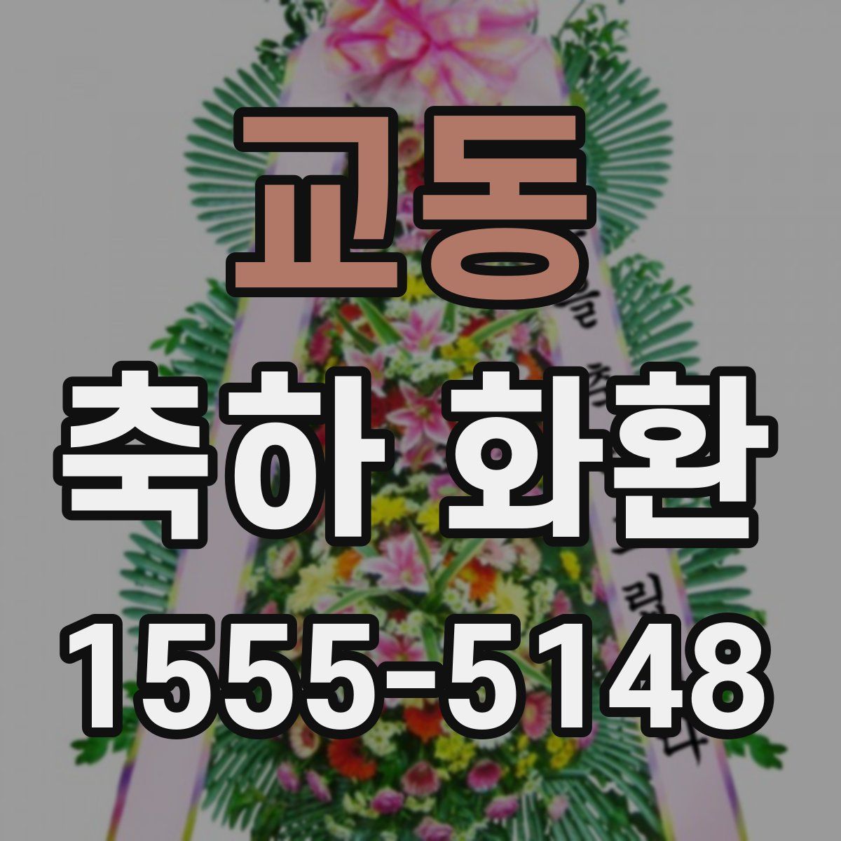 교동 축하 화환