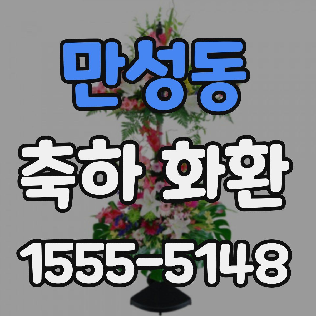 만성동 축하 화환