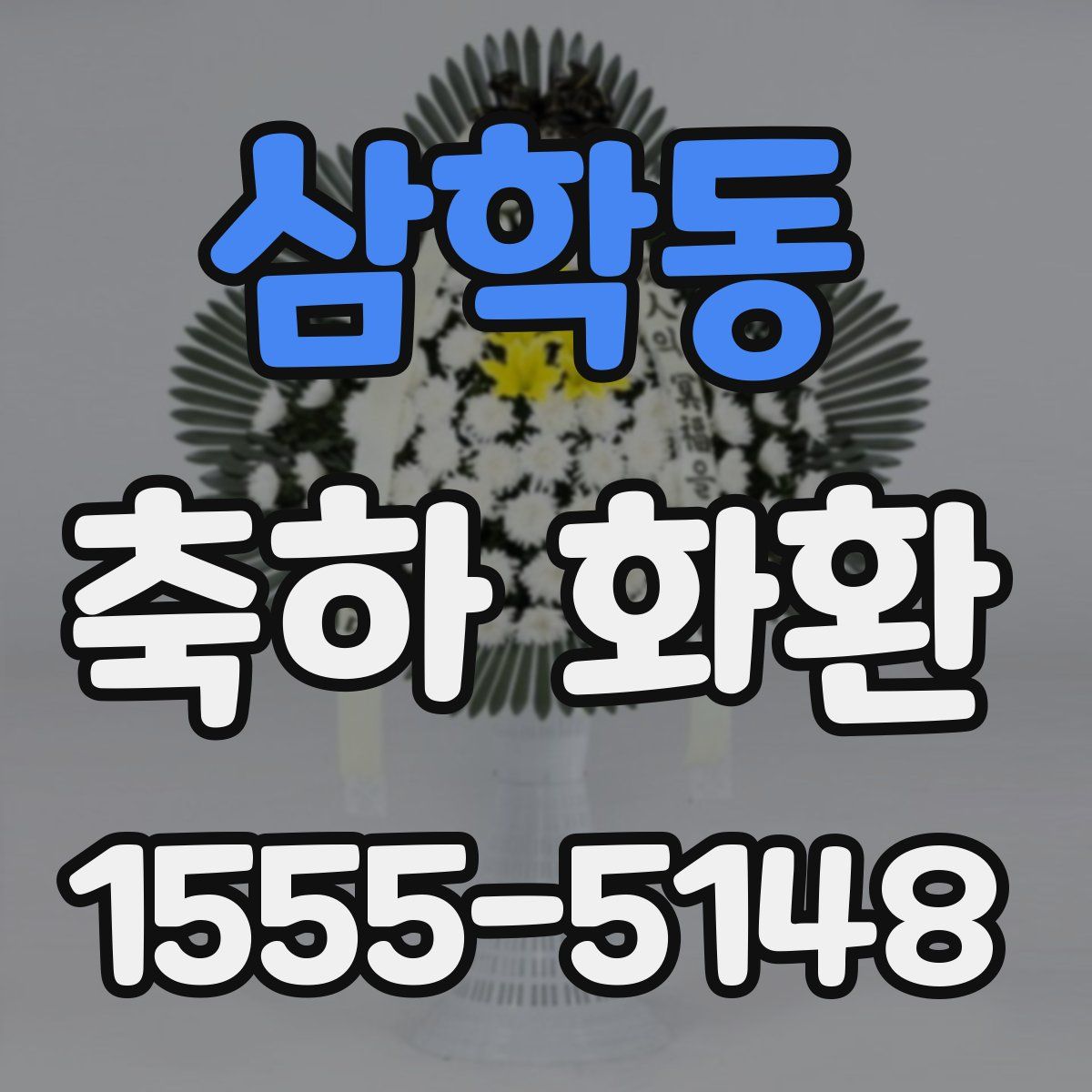삼학동 축하 화환