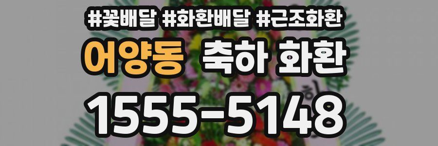 어양동 축하 화환