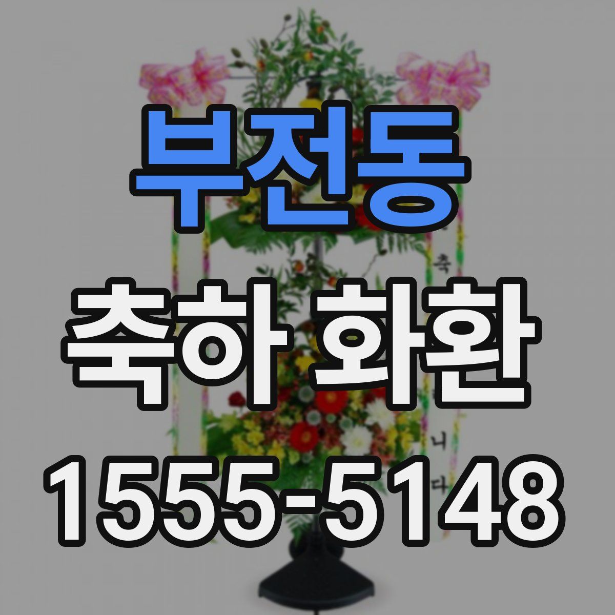 부전동 축하 화환