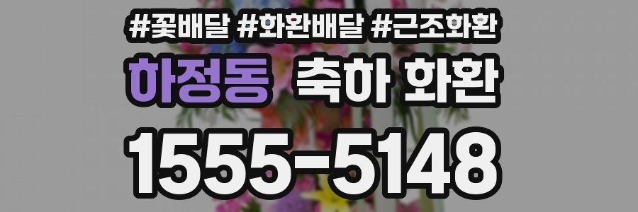 하정동 축하 화환