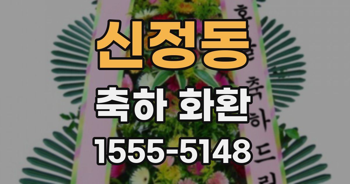 신정동 축하 화환