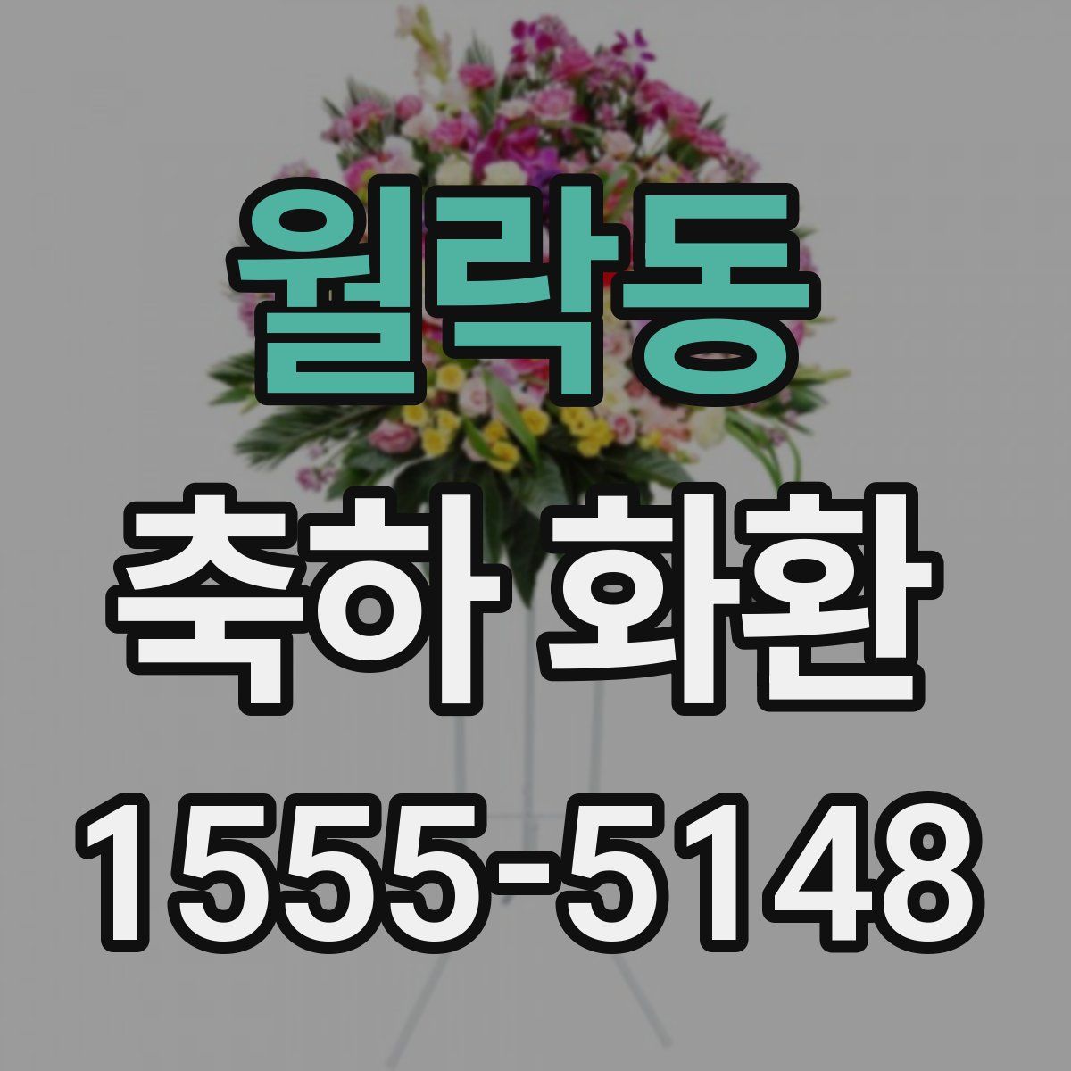 월락동 축하 화환