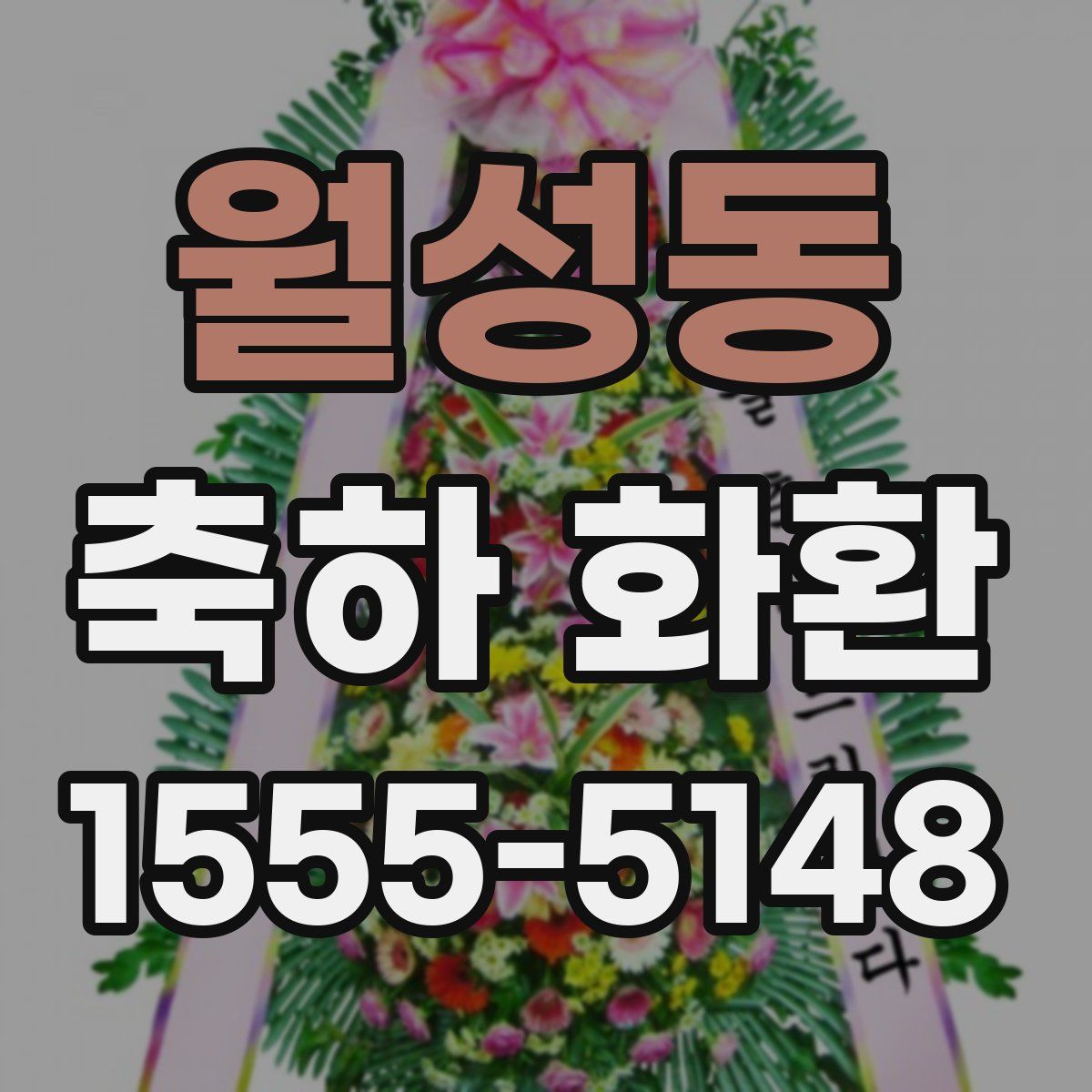 월성동 축하 화환