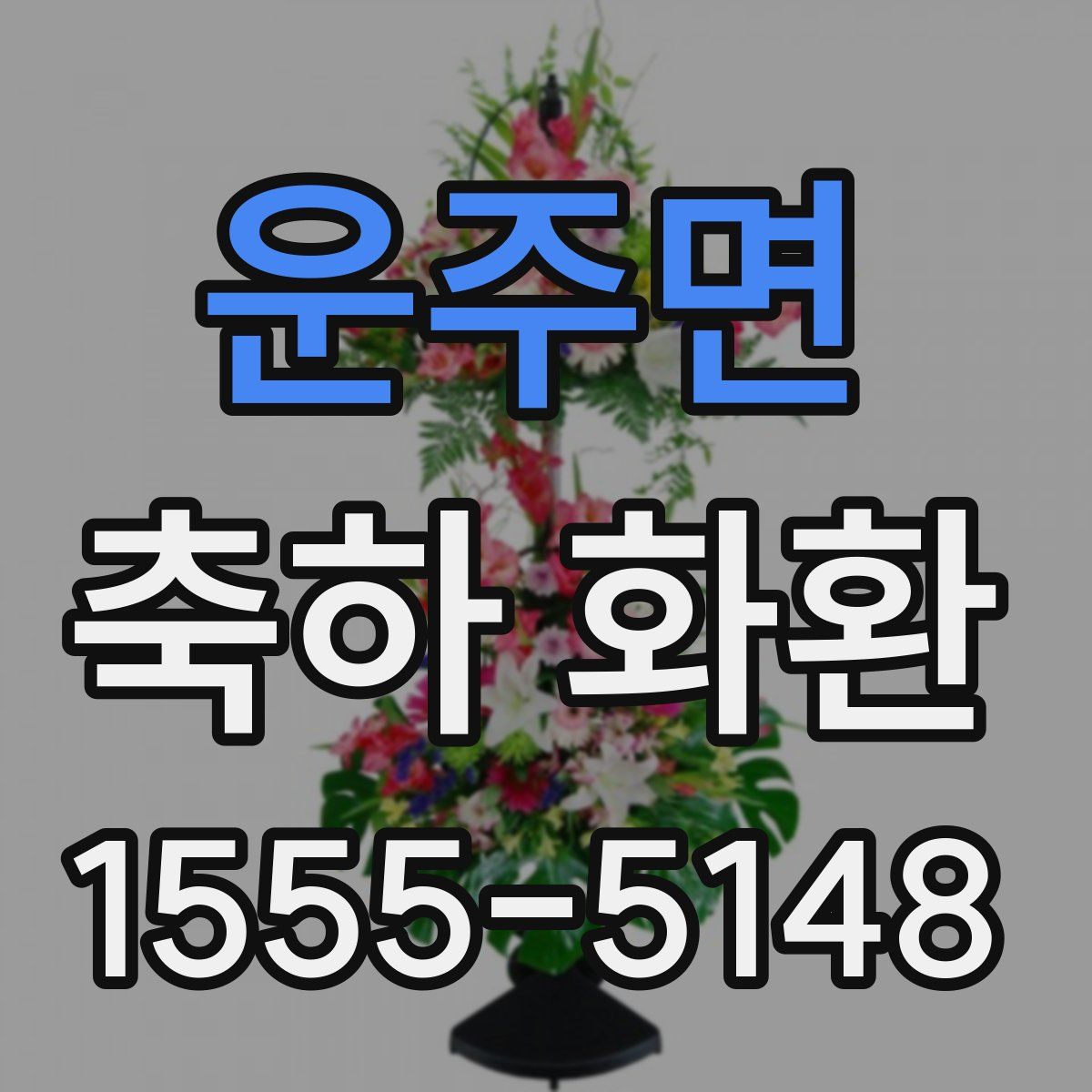 운주면 축하 화환