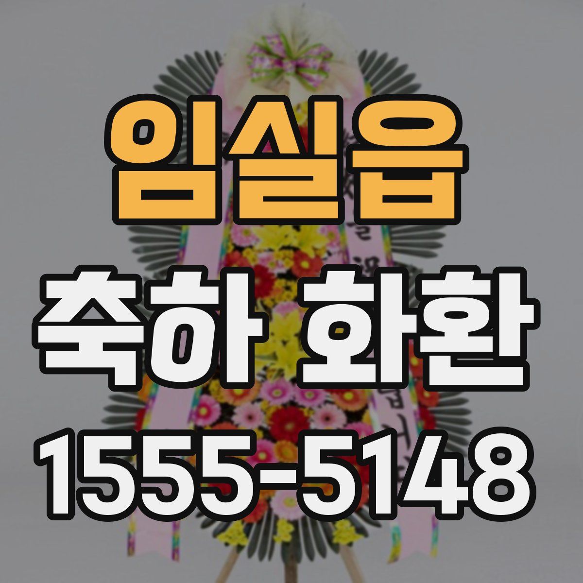 임실읍 축하 화환