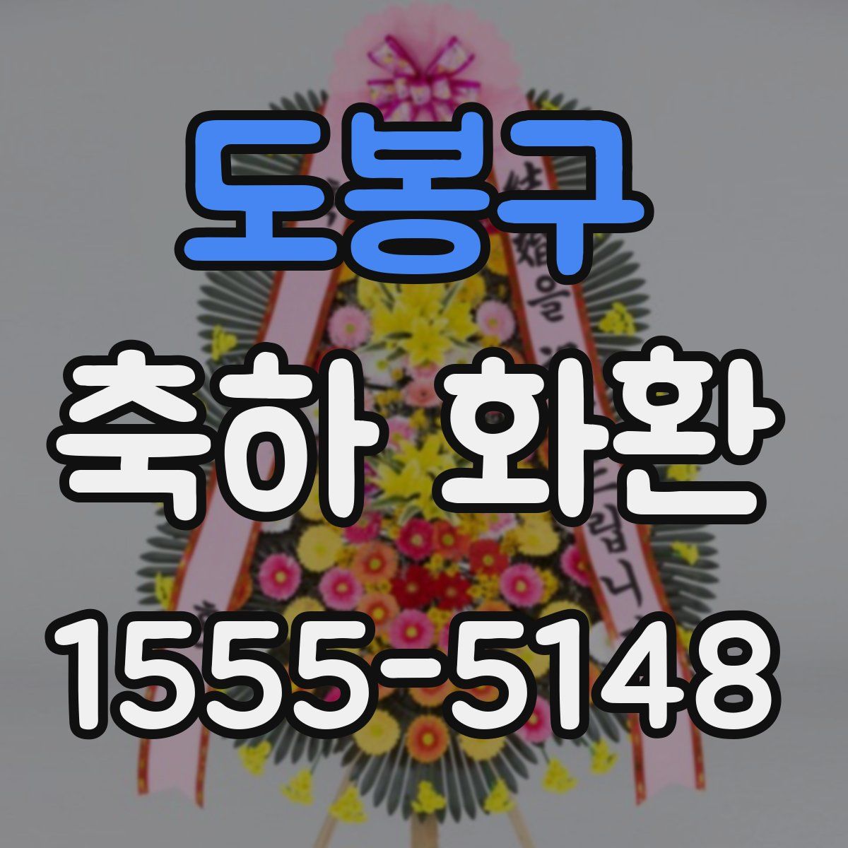 도봉구 축하 화환