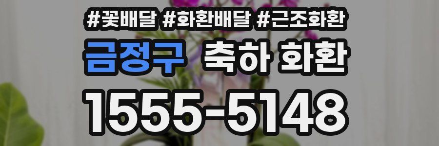금정구 축하 화환
