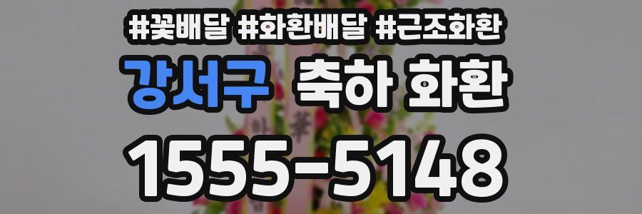강서구 축하 화환