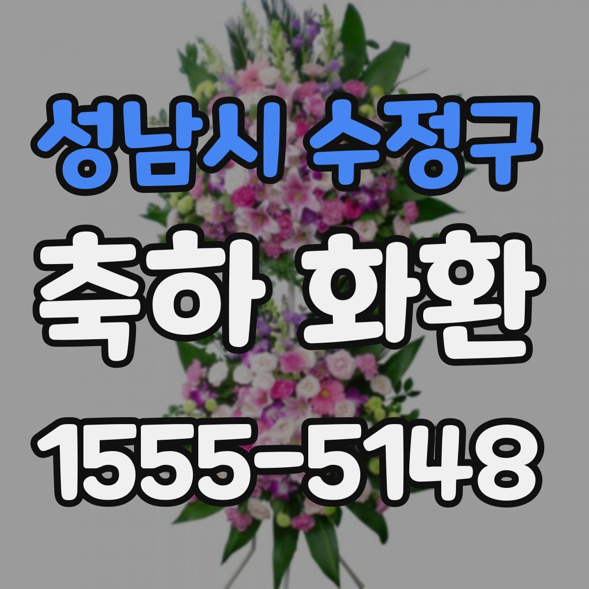 성남시 수정구 축하 화환